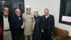 الشيخ رائد صلاح يزور "عشاق الأقصى" وعائلة الأسير رياض عودة والأسير المحرر بلال كايد